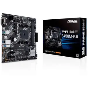 ASUS Prime B450M-K II AMD B450 Emplacement AM4 micro ATX pas cher