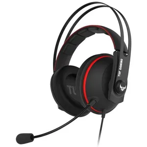 Comparateur de prix : ASUS TUF Gaming H7 Casque Avec fil Arceau Jouer Noir, Rouge