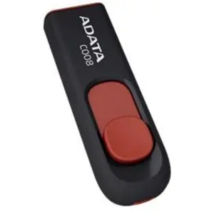 ADATA C008 lecteur USB flash 16 Go USB Type-A 2.0 Noir, Rouge pas cher