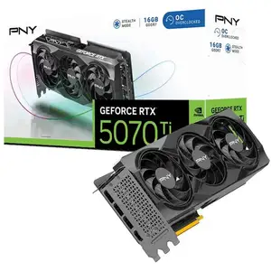 PNY GeForce RTX 5070 Ti Overclockée Triple Ventilateur 16 Go GDDR7 Ref... pas cher