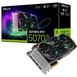 PNY GeForce RTX 5070 Ti ARGB Overclockée Triple Ventilateur 16 Go GDDR... pas cher