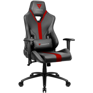 ThunderX3 ThunderX · YC3, chaise de jeu, technologie AIR, respirante et réglable, rouge, 84 x 68 x 33 cm
