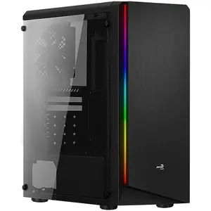 AEROCOOL BOITIER PC Rift - RGB - Moyen Tour - Noir - Verre trempé - Format ATX (4718009153141) pas cher