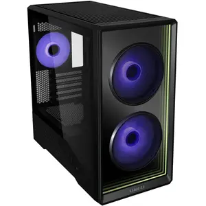 Lian-Li Torre Matx Vector V150 Black Argb (mATX), Boîtier PC, Noir pas cher