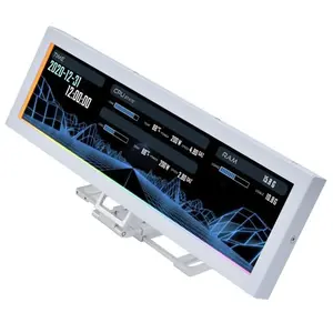 Écran auxiliaire Lian Li 8.8" Universal Screen ARGB Blanc USB IPS pas cher