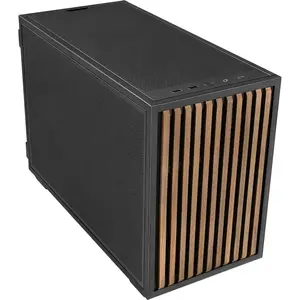 Lian-Li Boitier PC Lian Li B4-mATX Wood Mini Tower Noir pas cher