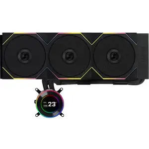 Lian-Li Kit Watercooling AIO Lian Li HydroShift II LCD-C 360TL Flex RG...