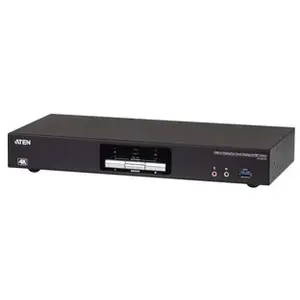 Cs1942dp Kvm Displayport Dual-view Et Usb 3.0 - 2 Ports Aten pas cher