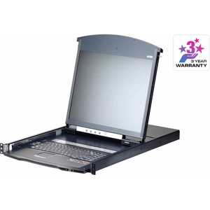 Kl1108vn Console Lcd Kvm Ip Dvi/vga/usb 8p Cat5 Aten pas cher