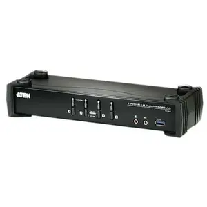 Comparateur de prix : Aten CS1924 switch KVM DisplayPort/USB 3.0/Audio - 4 ports