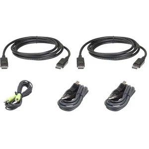 ATEN Technology ATEN 2L-7D03UDPX5 - Kit de câbles clavier / vidéo / souris (KVM) - Conformité TAA - pour ATEN CS1144DP4C, CS1148DP4, CS1148DP4C pas cher