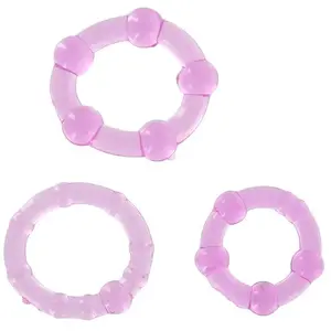 Scala / Playhouse huismerk Seven Creations Set Trois Anneaux Pénis Lilas 3 unités pas cher