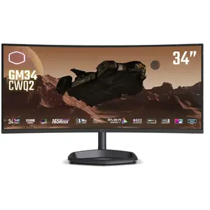 Écran COOLER MASTER GM34-CWQ2 34' Curved UWQHD QDOT 165Hz 0.5ms FSP pas cher