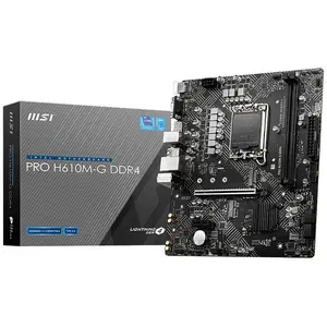 Comparateur de prix : MSI PRO H610M-G DDR4 carte mère Intel H610 LGA 1700 micro ATX