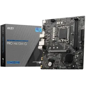 Comparateur de prix : MSI PRO H610M-G carte mère Intel H610 LGA 1700 micro ATX