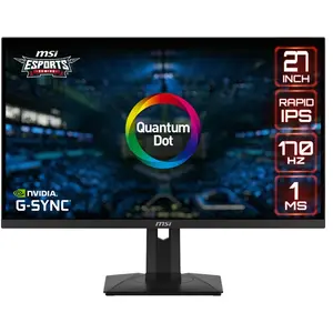 MSI G274QPF-QD 27" Quantum Dot Rapid IPS WQHD 170 Hz Compatible G-Sync pas cher