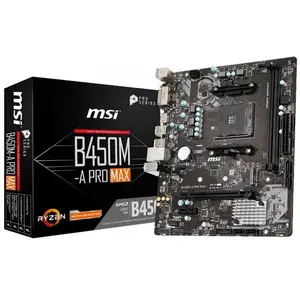 Comparateur de prix : MSI B450M-A PRO MAX carte mère AMD B450 Emplacement AM4 micro ATX