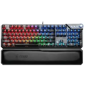 Comparateur de prix : MSI VIGOR GK71 SONIC RED FR clavier Jouer USB QWERTY Français Noir