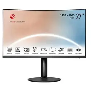 Ecran PC MSI Modern MD271CP 27" Ecran incurvé Full HD Noir pas cher