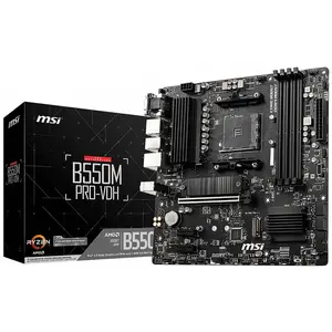 Comparateur de prix : MSI B550M PRO-VDH carte mère AMD B550 Emplacement AM4 micro ATX