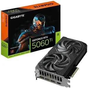Carte graphique Gigabyte GeForce RTX 5060 Ti WINDFORCE 16 Go GDDR7 Ref... pas cher