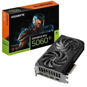 Comparateur de prix : Carte graphique Gigabyte GeForce RTX 5060 Ti WINDFORCE OC 16 Go GDDR7 ...