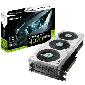 GIGABYTE GeForce RTX 4070 SUPER EAGLE OC ICE 12G NVIDIA 12 Go GDDR6X pas cher