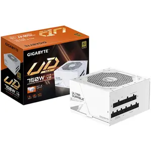Comparateur de prix : Alimentation GIGABYTE 750W 80 PLUS Gold UD750GM PG5 V2 ICE modulaire b...