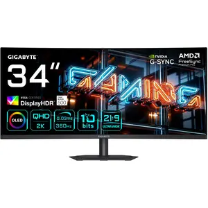 Gigabyte MO34WQC36 (3440 x 1440 pixels, 34"), Moniteur, Noir pas cher