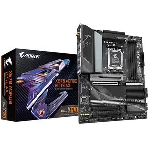 GIGABYTE X670 AORUS ELITE AX carte mère AMD X670 Emplacement AM5 ATX pas cher
