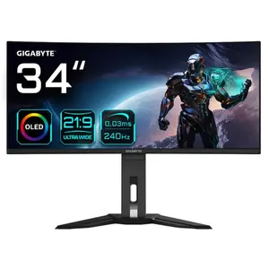 Gigabyte Moniteur De Jeu Courbé Oled Wqhd Mo34wqc2 De 34" - 3440x1440 pas cher