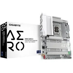 Comparateur de prix : Gigabyte Gigabyte Z890 AERO G, Intel Z890, Intel socket 1851, Dual Channel DDR5 (6400MHz)