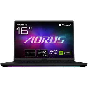 Gigabyte AORUS MASTER 16 8XJJ4DEE64SP (16", 1000 Go, 32 Go, DE), Ordin...