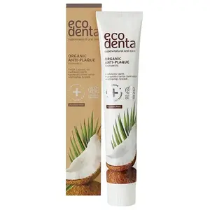 Comparateur de prix : Ecodenta Organic Anti-Plaque Dentifrice Huile de Noix de Coco Bio