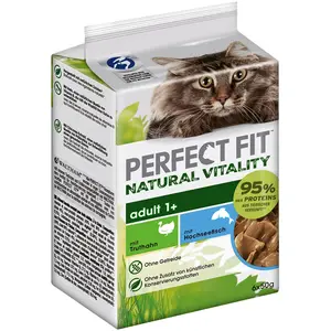 Comparateur de prix : PerfectFit Natural Vitality Adult 1+ avec dinde | 36 x 50 g