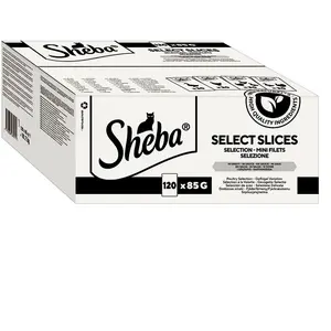 Multipack Sheba Sélection Mini-filets 120 x 85 g pour chat - mini-file...