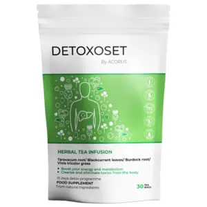 La tisane aux herbes ACORUS Detoxoset, 2 x 30 pcs. pas cher