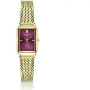 Frederic Graff - Montre Femme en Acier mesh dorée OS pas cher