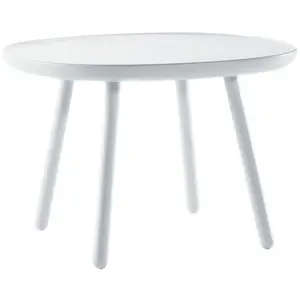 Table basse blanche 64 cm Naïve - Emko pas cher