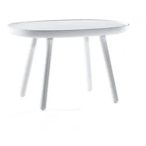 Table basse blanche 61 cm Naïve - Emko pas cher