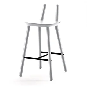 Chaise de bar grise 65 mc Naïve - Emko pas cher