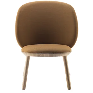 Fauteuil en tissu jaune Naïve - EMKOVendu parslowood-interior
