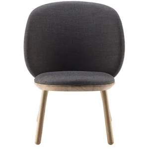 Fauteuil en tissu gris Naïve - EMKOVendu parslowood-interior