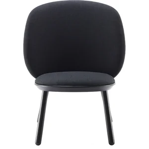 Fauteuil en tissu noir Naïve - EMKOVendu parslowood-interior