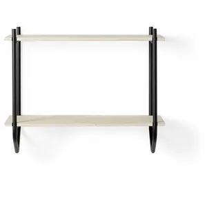 Etagère murale cadre noir Dessus - EmkoVendu parslowood-interior