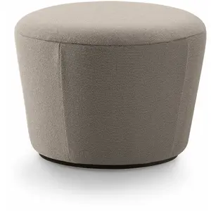 Pouf en tissu beige Naïve - Emko pas cher