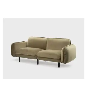 Temahome Canapé 2 Places En Velours Beige