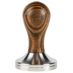 Tasseur SORSO Barista, en acier inoxydable, avec manche en bois, 58 mm...