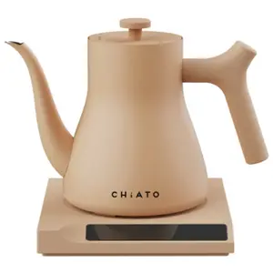 Bouilloire électrique CHiATO flowPLAY Classic - 0,6 L, beige pas cher