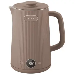 Bouilloire électrique CHiATO heatPLAY Groove   1.7 L, gris-brun